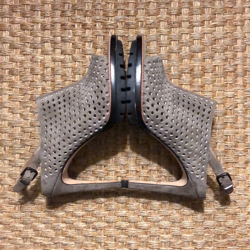 New VIA SPIGA Suede Treaded Heels